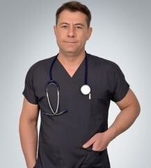 Formed Likralı Kumaş Erkek Antrasit Doktor Hemşire Forması