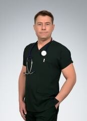 Formed Likralı Kumaş Erkek Kök Yeşili Doktor Hemşire Forması