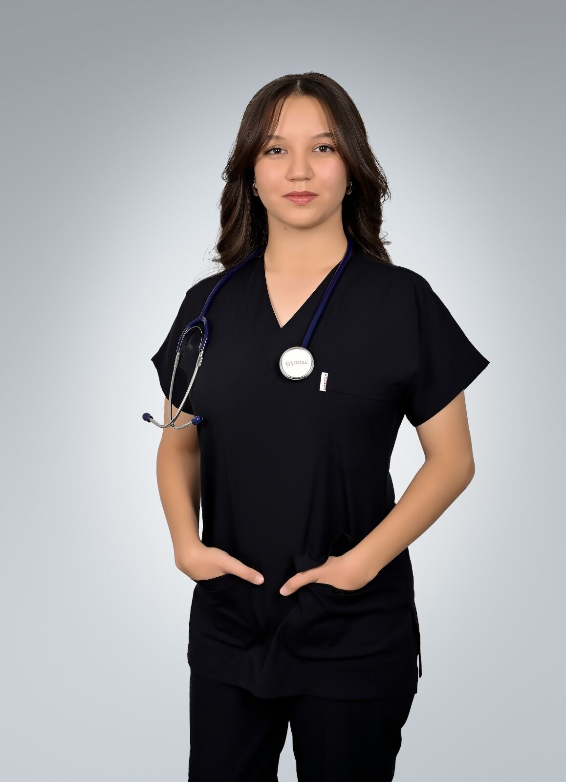 Formed Likralı Kumaş Unisex Koyu Lacivert Üst